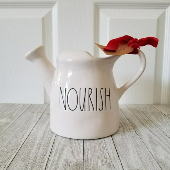 Rae Dunn Other - Rae Dunn NOURISH Ceramic Watering Can